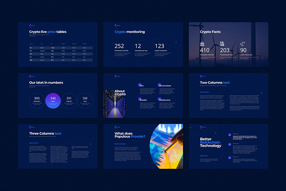 CRYPTO Powerpoint Template in PowerPoint Templates - product preview 3