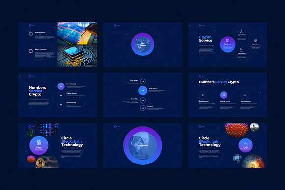 CRYPTO Powerpoint Template in PowerPoint Templates - product preview 5