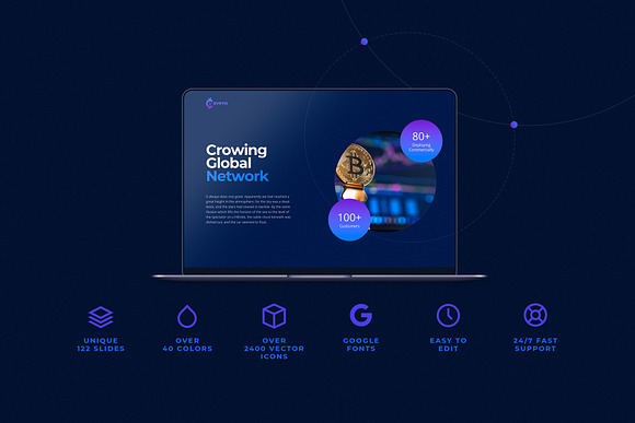 CRYPTO Powerpoint Template in PowerPoint Templates - product preview 15