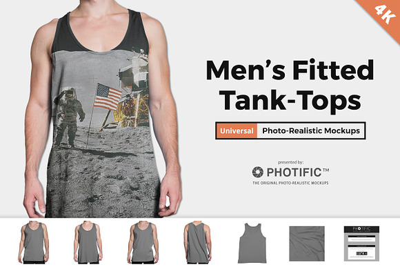 Tank Top - Apparel Mockups in Product Mockups - product preview 4