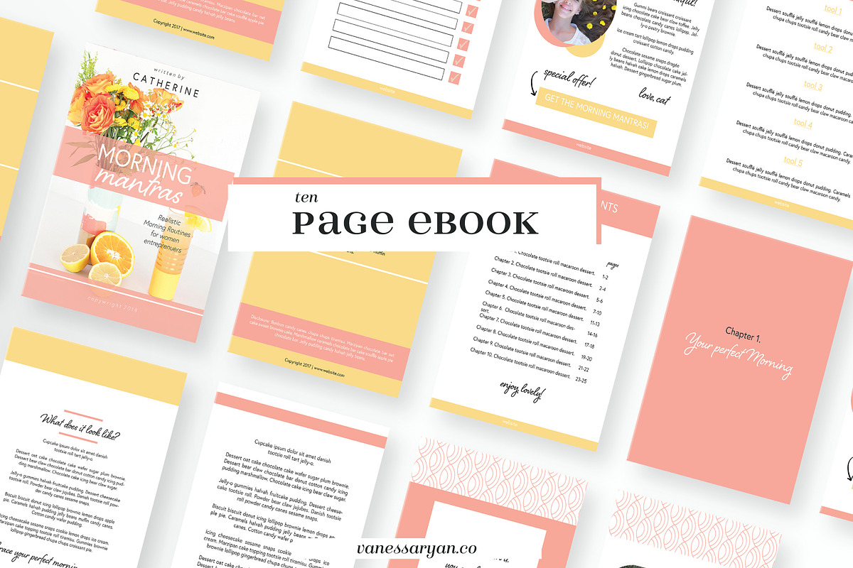 Happy Chic eBook Canva and Adobe in Magazine Templates - product preview 8