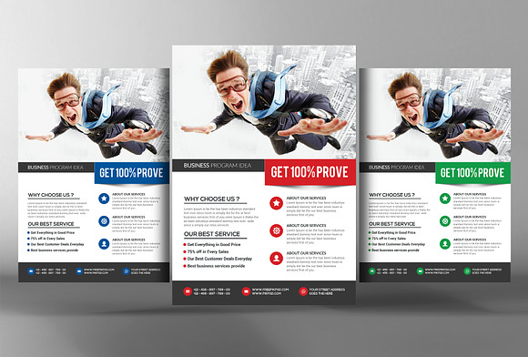 5 Business Flyers Bundle in Flyer Templates - product preview 3