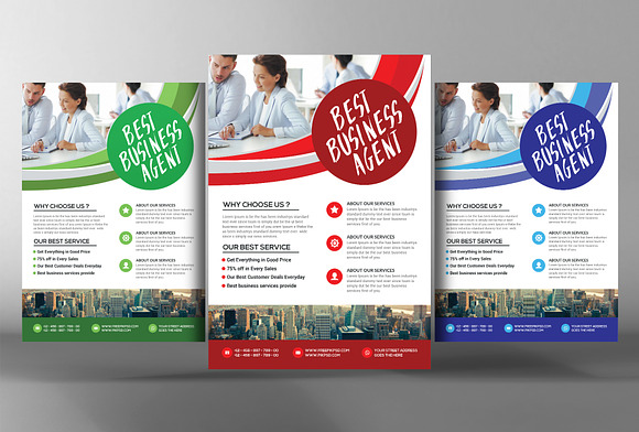 5 Business Flyers Bundle in Flyer Templates - product preview 4