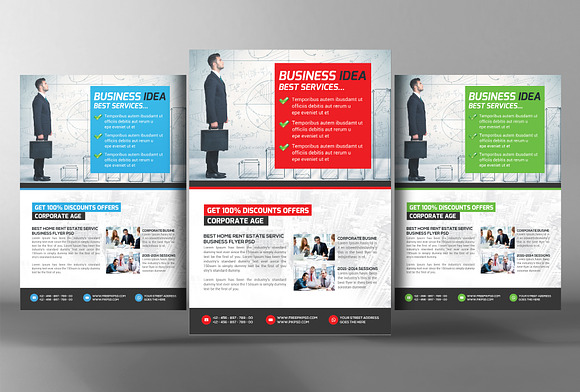 5 Business Flyers Bundle in Flyer Templates - product preview 5