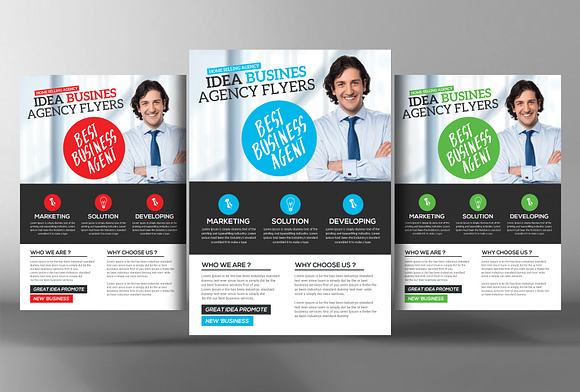 5 Corporate Business Flyers Bundle in Flyer Templates - product preview 1