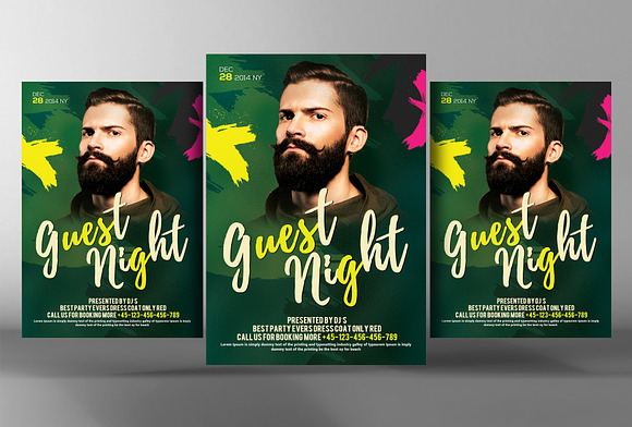 5 Pirate Party Flyers Bundle in Flyer Templates - product preview 3