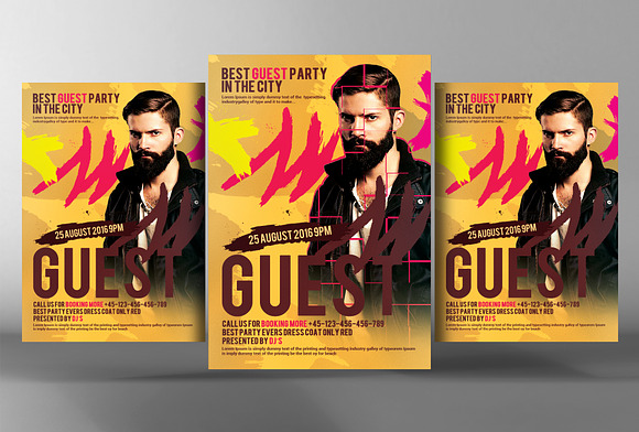 5 Pirate Party Flyers Bundle in Flyer Templates - product preview 5