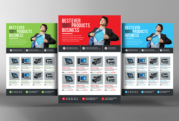 5 Corporate Flyers Bundle in Flyer Templates - product preview 1