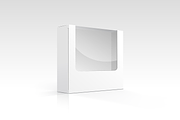 Vector Blank Box with Window