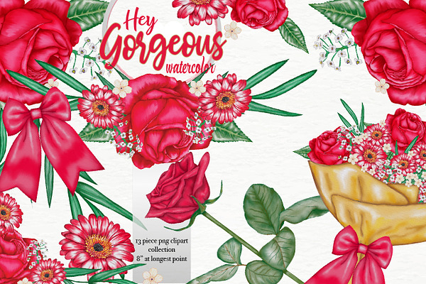 Hey gorgeous watercolor roses