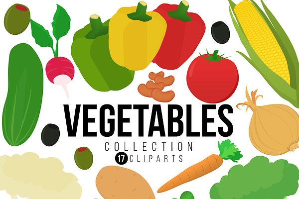 Vegetable Clipart Collection