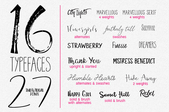 Font Bundle - Instant Hand Lettering in Scrapbooking Fonts - product preview 10