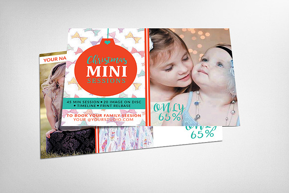 5 Christmas Cards Bundle in Card Templates - product preview 2