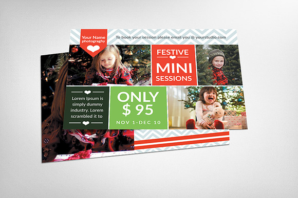 5 Christmas Cards Bundle in Card Templates - product preview 5