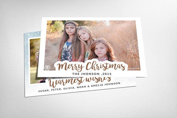 5 Christmas Cards Bundle in Card Templates - product preview 4