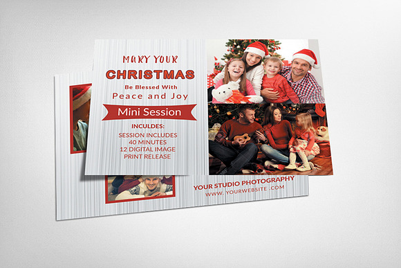 5 Christmas Cards Bundle in Card Templates - product preview 5