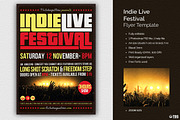 Indie Live Festival Flyer Template