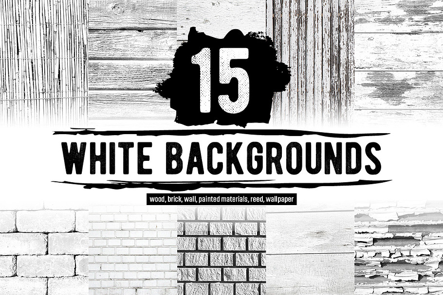 15 White backgrounds.