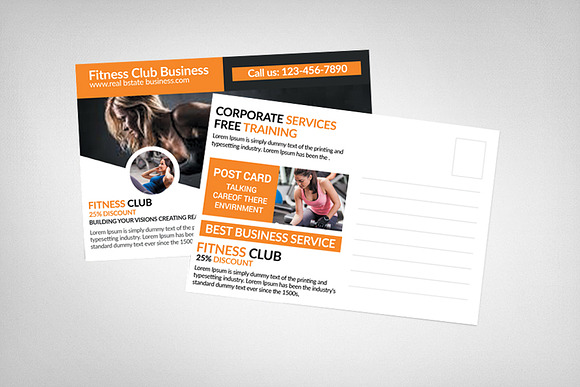 5 Multipurpose Business Postcards in Postcard Templates - product preview 6