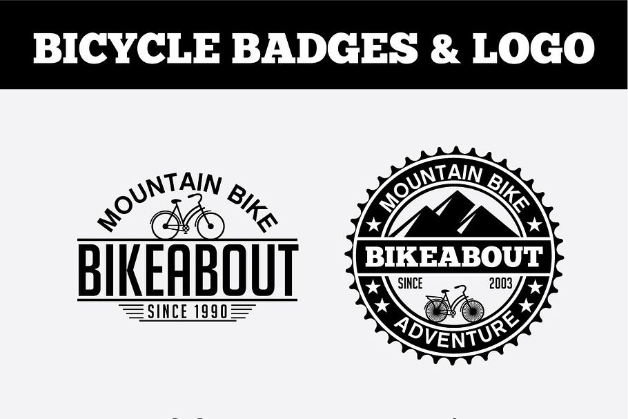Sport Bicycle Badges & LogoVol1 in Logo Templates - product preview 8