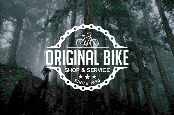 Sport Bicycle Badges & LogoVol1 in Logo Templates - product preview 3
