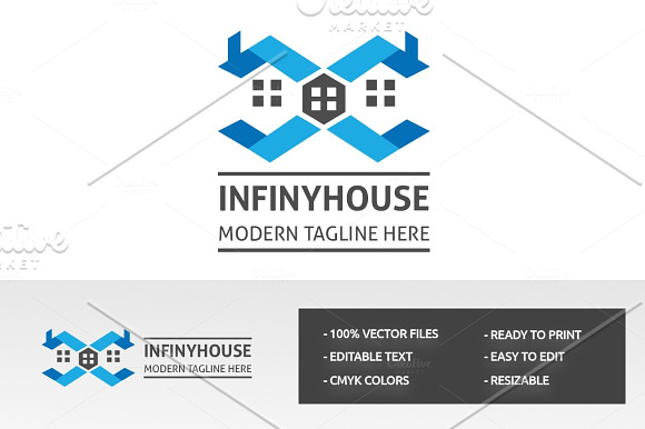 Infinyhouse Logo in Logo Templates - product preview 1