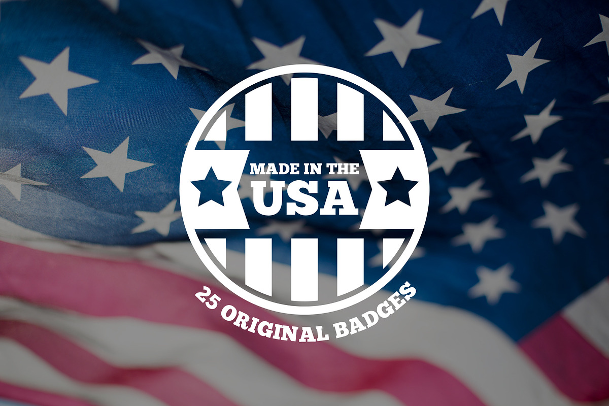 Made in the USA Logos and Badges in Logo Templates - product preview 8