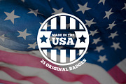 Made in the USA Logos and Badges