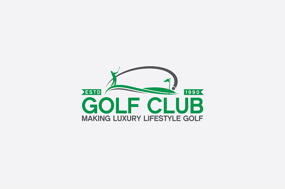 Golf Badges-Stickers & Logos in Logo Templates - product preview 1