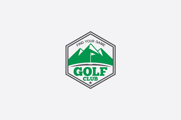 Golf Badges-Stickers & Logos in Logo Templates - product preview 8