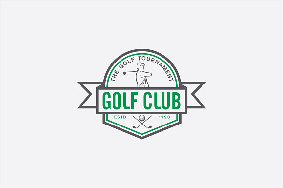 Golf Badges-Stickers & Logos in Logo Templates - product preview 9