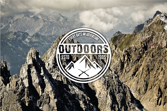 Adventure Badges and Logo Vol1 in Logo Templates - product preview 7