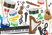 Musical Instruments Cliparts