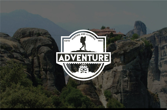 Adventure Badges and Logo Vol2 in Logo Templates - product preview 8