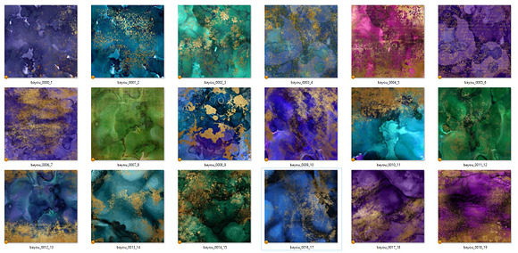 Bayou Gold Grunge Textures in Textures - product preview 2