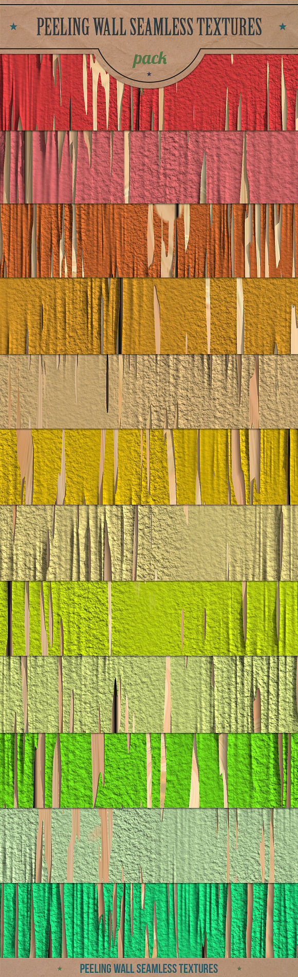 Peeling Wall HD Textures Pack v.1 in Textures - product preview 1
