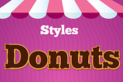 Style Donuts - Add-ons Illustrator