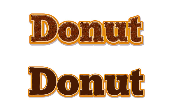 Style Donuts - Add-ons Illustrator in Photoshop Layer Styles - product preview 2
