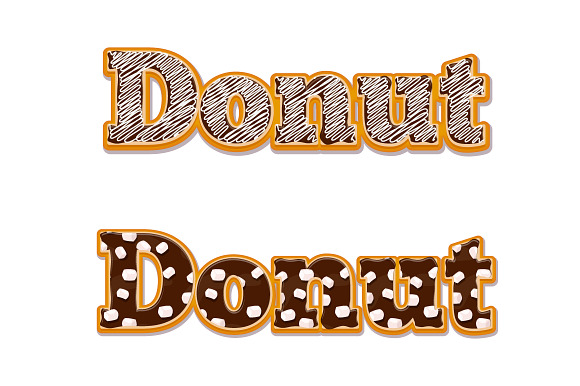 Style Donuts - Add-ons Illustrator in Photoshop Layer Styles - product preview 3