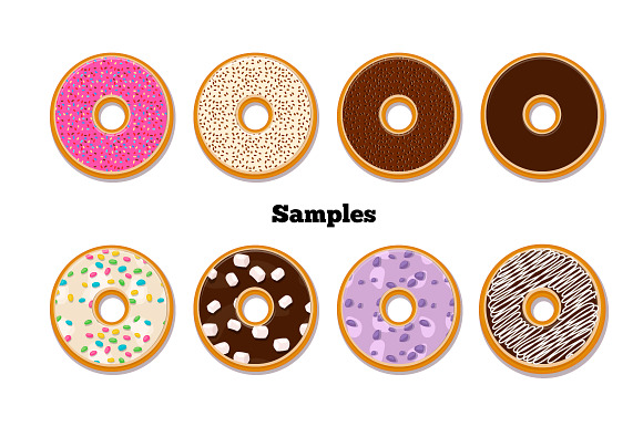 Style Donuts - Add-ons Illustrator in Photoshop Layer Styles - product preview 5