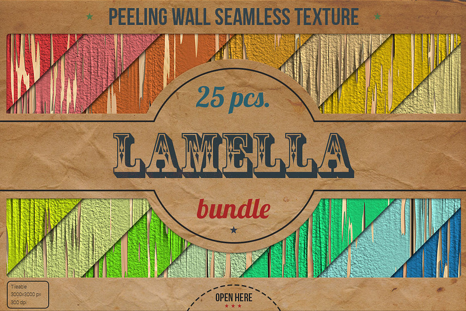 25 Peeling Wall HD Textures Bundle