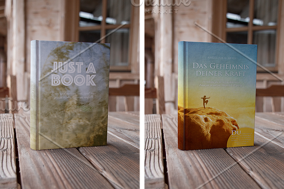 Authentic Book Mockups Vol. 01 in Print Mockups - product preview 1
