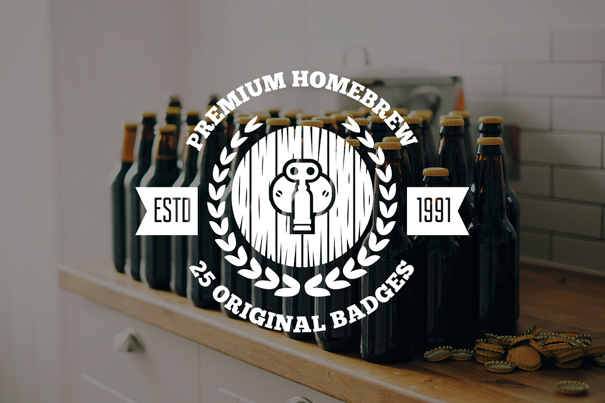Beer and Homebrew Logos and Badges in Logo Templates - product preview 8