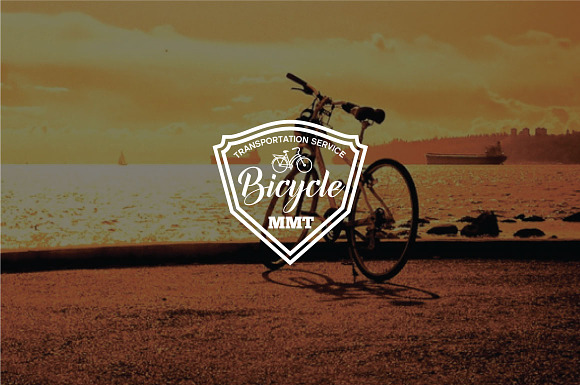 Sport Bicycle Badges & LogoVol3 in Logo Templates - product preview 2