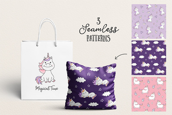 Unicorns Are Real Clipart in Illustrations - product preview 3