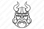 Warrior Viking Sports Character Mascot 