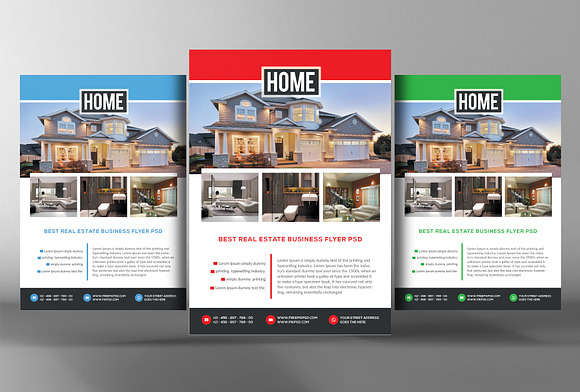 5 Multi-Purpose Corporate Flyers in Flyer Templates - product preview 3
