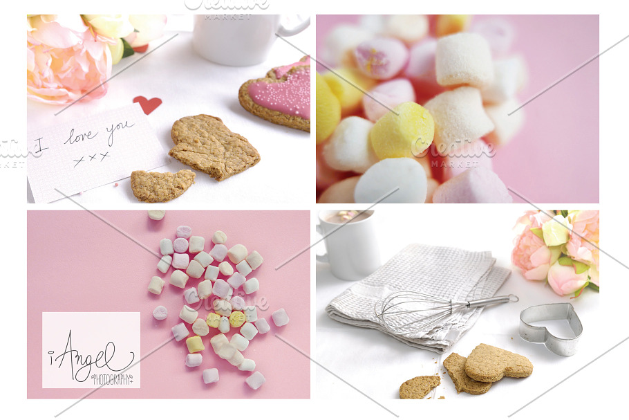 Stock photos Pink with Love in Social Media Templates - product preview 3