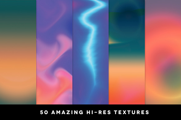 50 Gradient Textures Vol. 01 in Textures - product preview 1