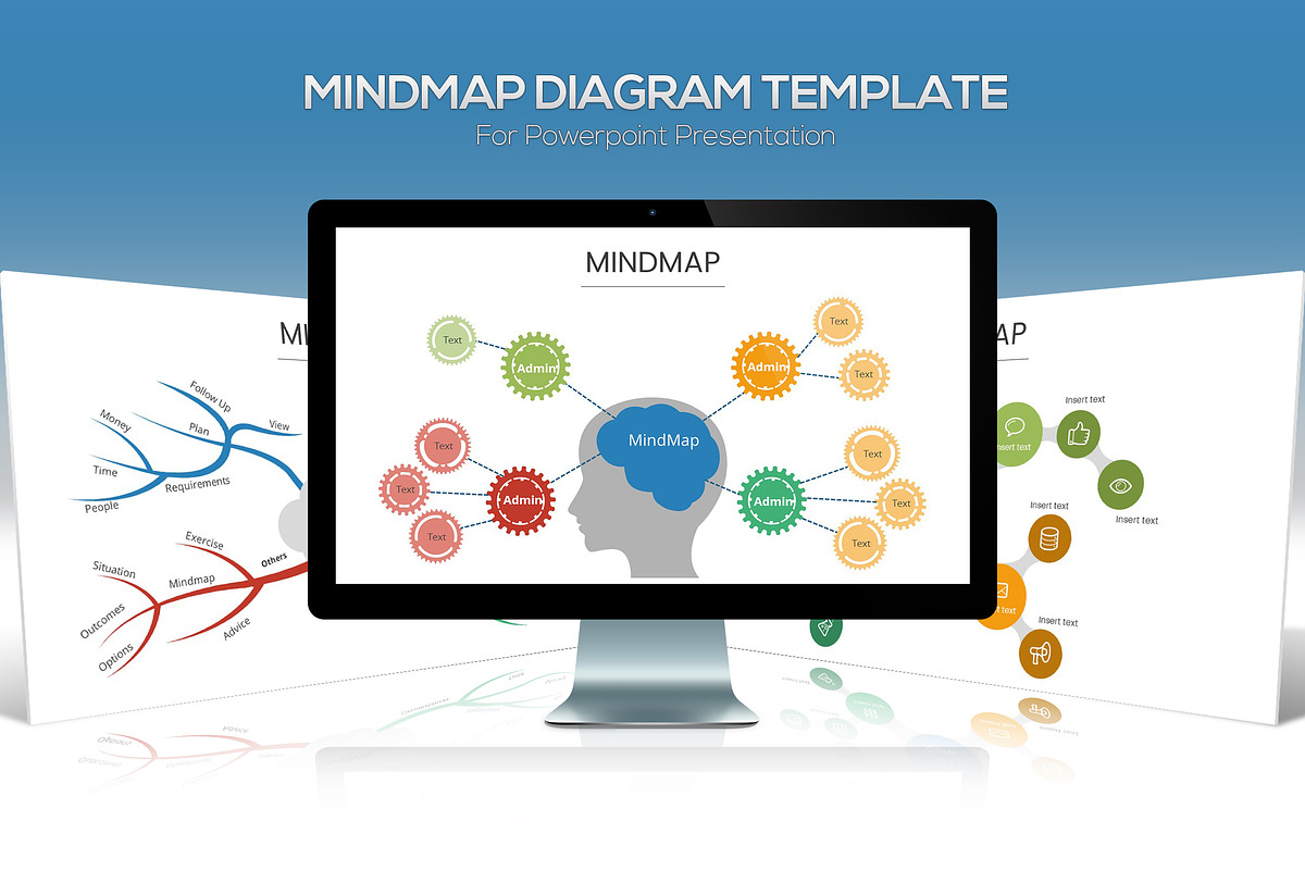 Mindmap Diagram Powerpoint Template in PowerPoint Templates - product preview 8